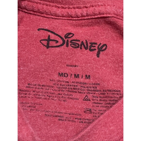 DISNEY Womens Top Medium Lion King Hakuna Matata Tee Shirt Red Graphic Timon - Picture 3 of 6